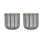 Mizu Glass - Grey - Pack of 2