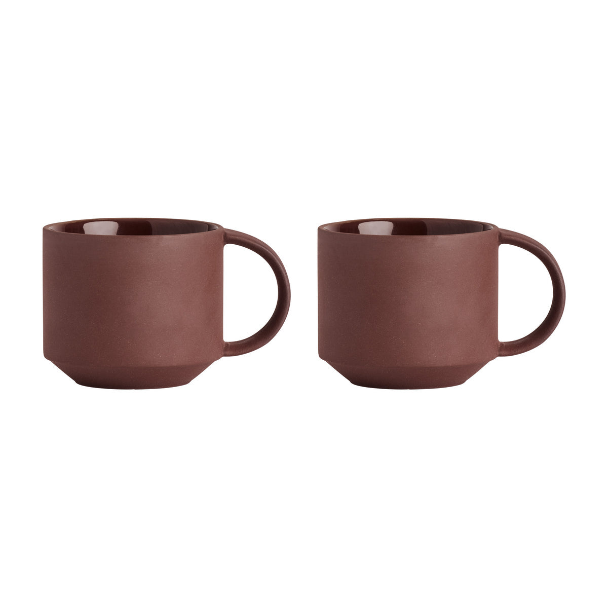 Yuka Cup - Pack of 2 - Dark Terracotta