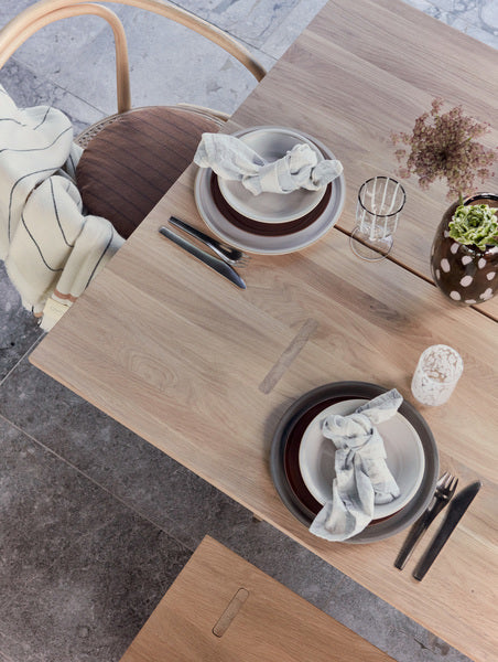 Yuka Lunch Plate - Dark Terracotta - Pack of 2