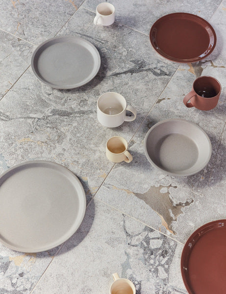 Yuka Dinner Plate - Stone - Pack of 2