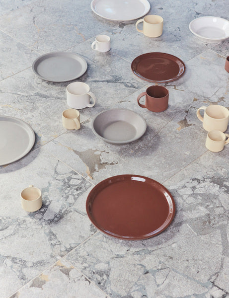 Yuka Lunch Plate - Stone - Pack of 2