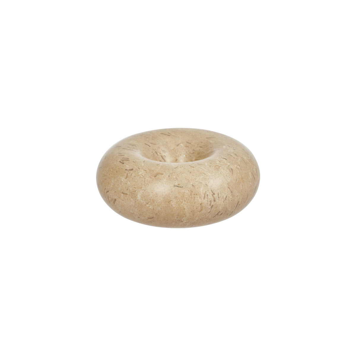 Savi Marmeren Kaarsenhouder Klein - Beige