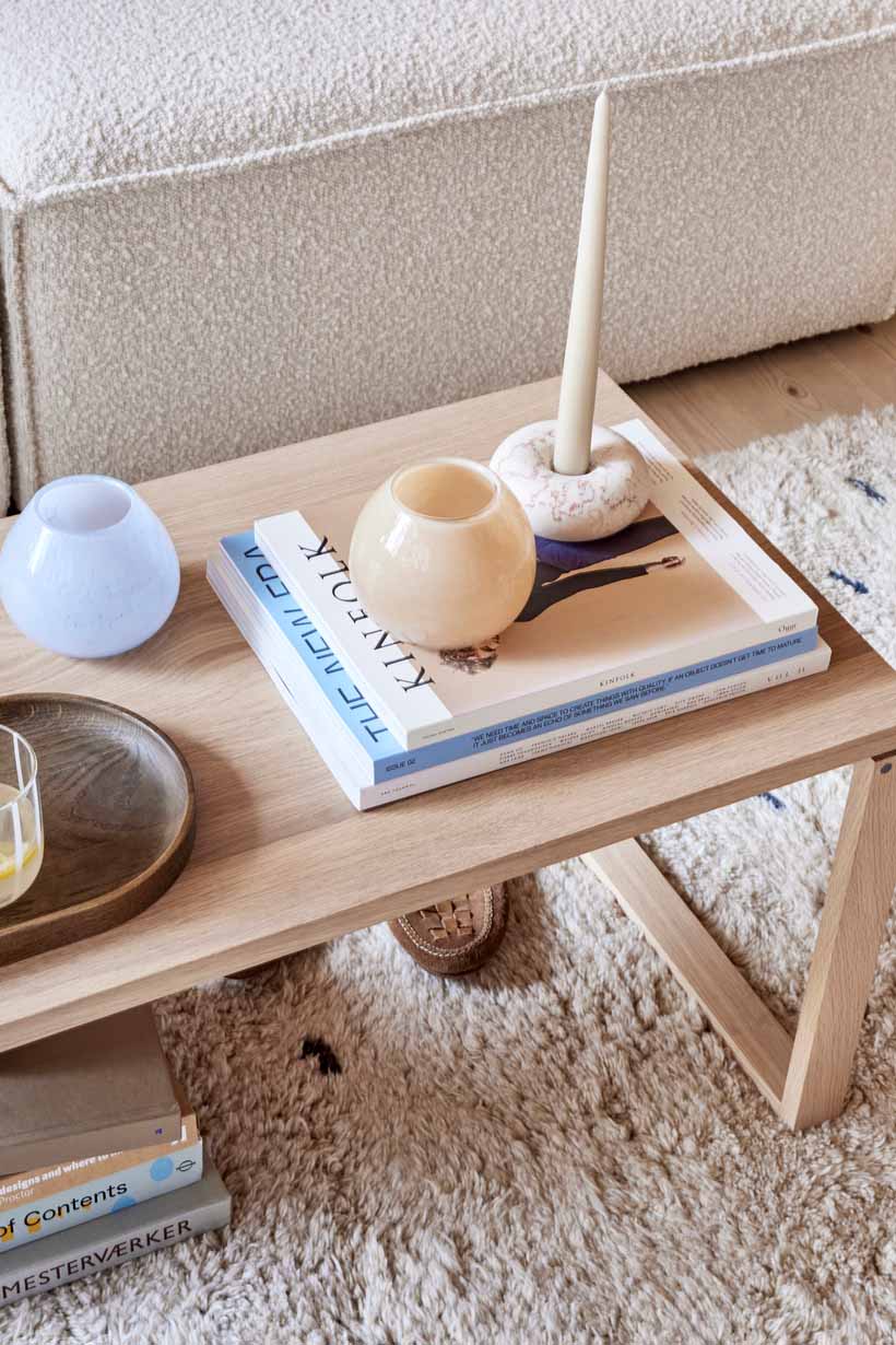 Savi Marmor Ljuslykta Liten - Beige