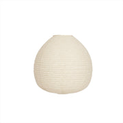 Kojo Paper Shade Small - Clay and Off-white