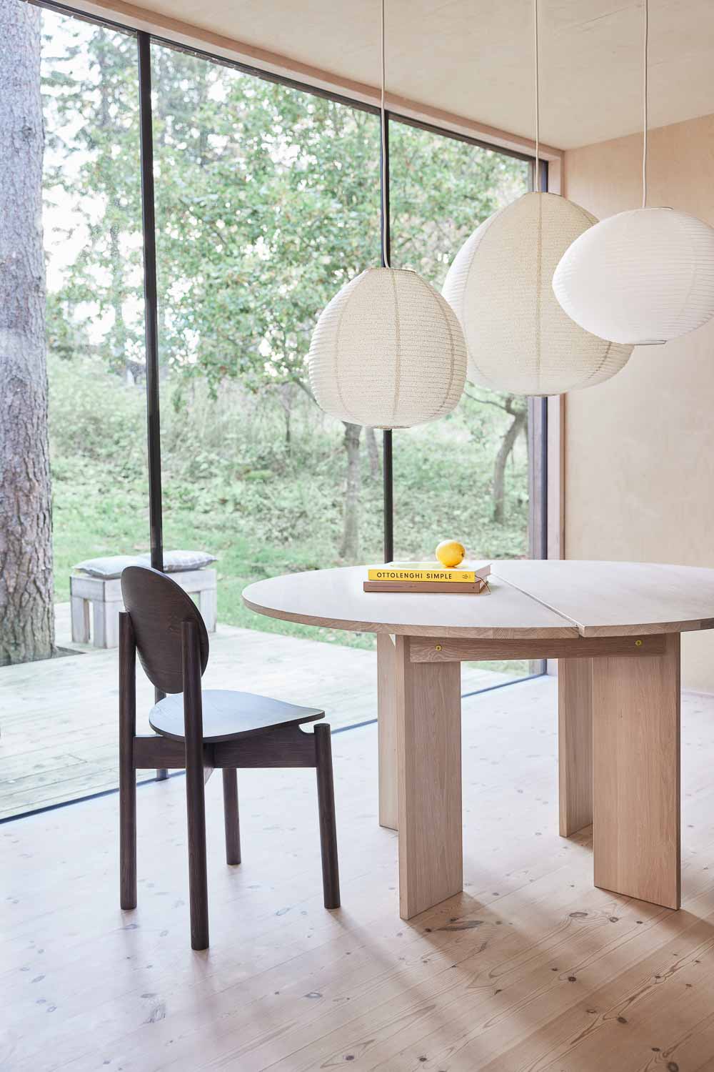 Kojo Paper Shade Large - Klei en Gebroken Wit