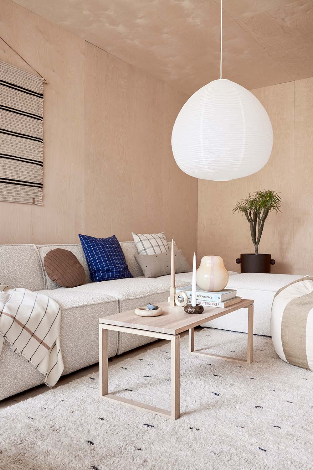 Kojo Paper Shade Large - Off-white