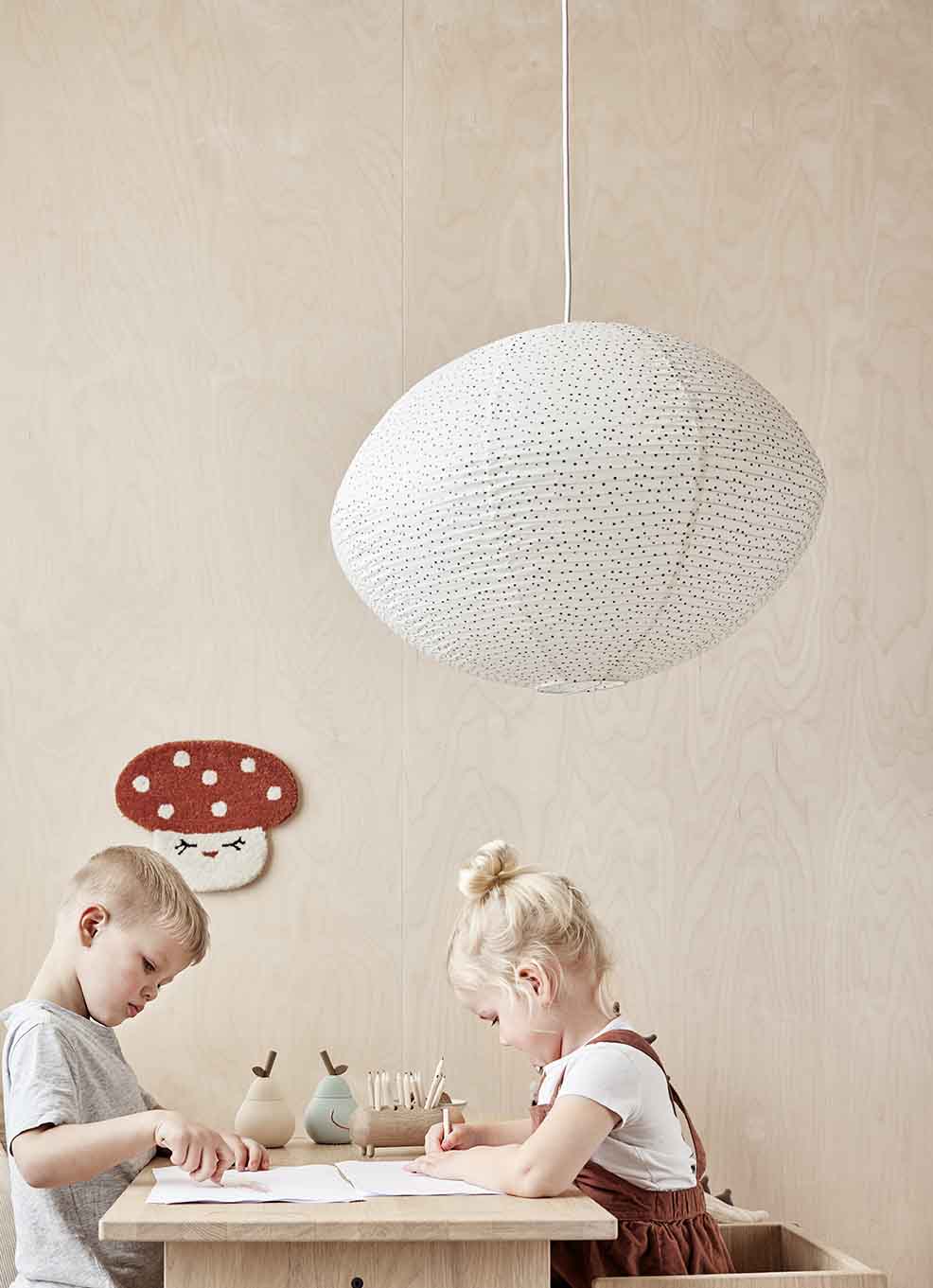 Moyo Paper Shade - Small - Dotted