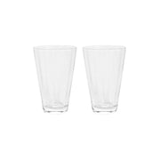 Yuka Groove Glas - Set van 2