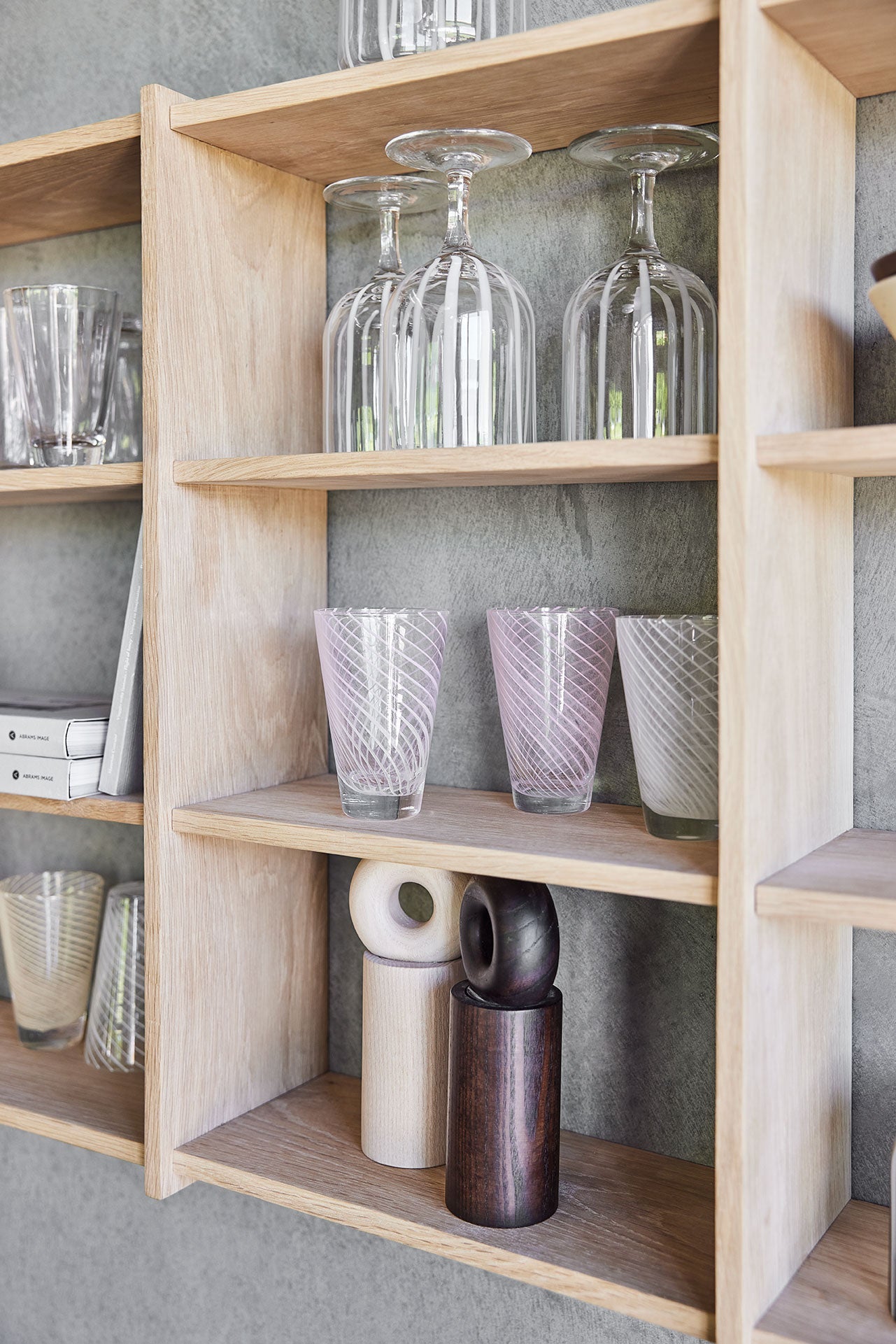 Yuka Groove Glas - Set van 2