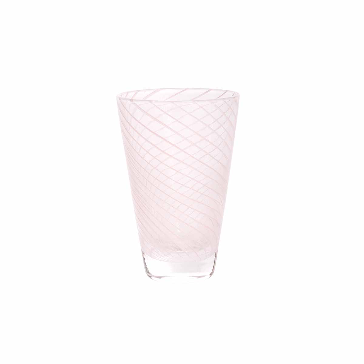 Yuka Swirl Glass - Pack of 2 - Rose