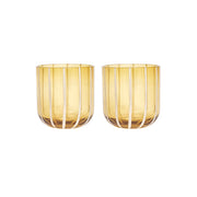 Mizu Glass - Amber - Pack of 2