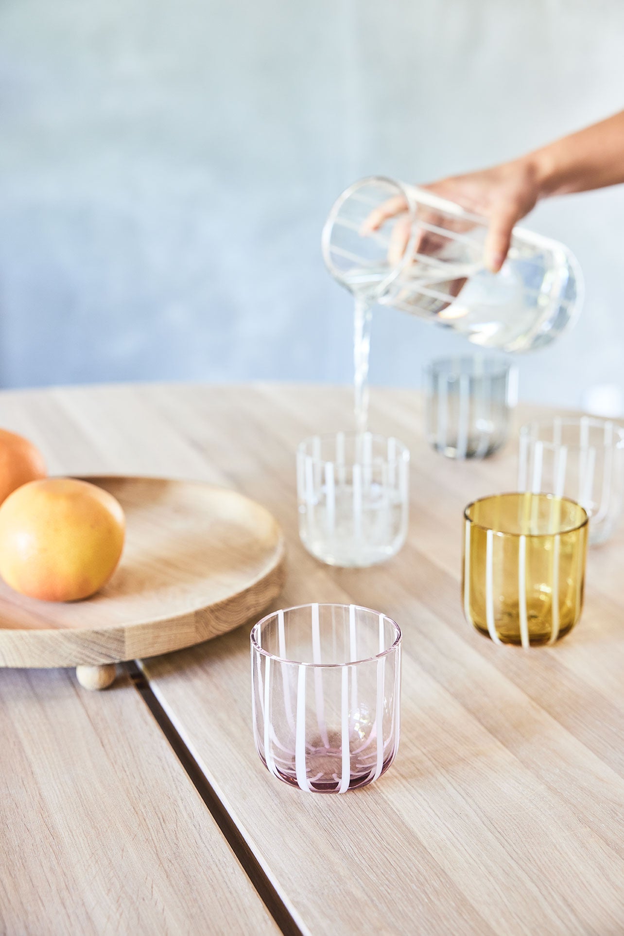 Mizu Glass - Amber - Pack of 2
