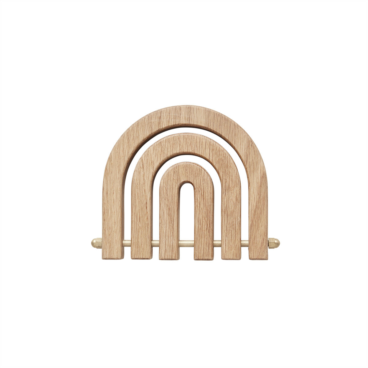 Rainbow Wooden Trivet