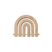 Rainbow Wooden Trivet - Oak