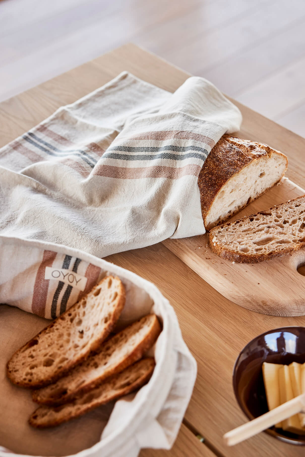Linu Bread Basket - Camel