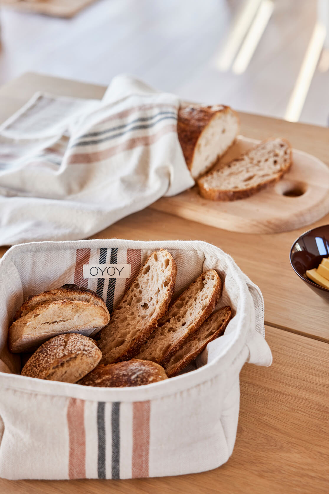 Linu Bread Basket - Camel