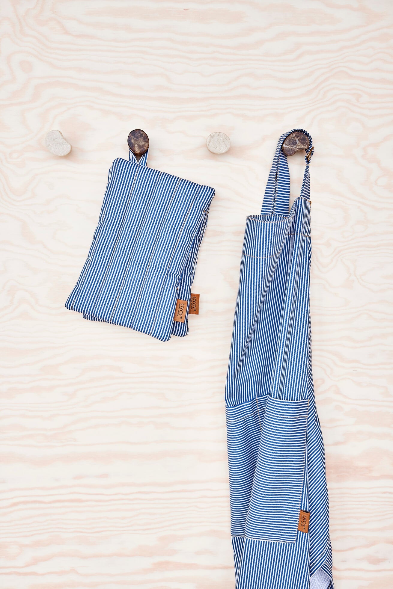 Striped Denim Apron