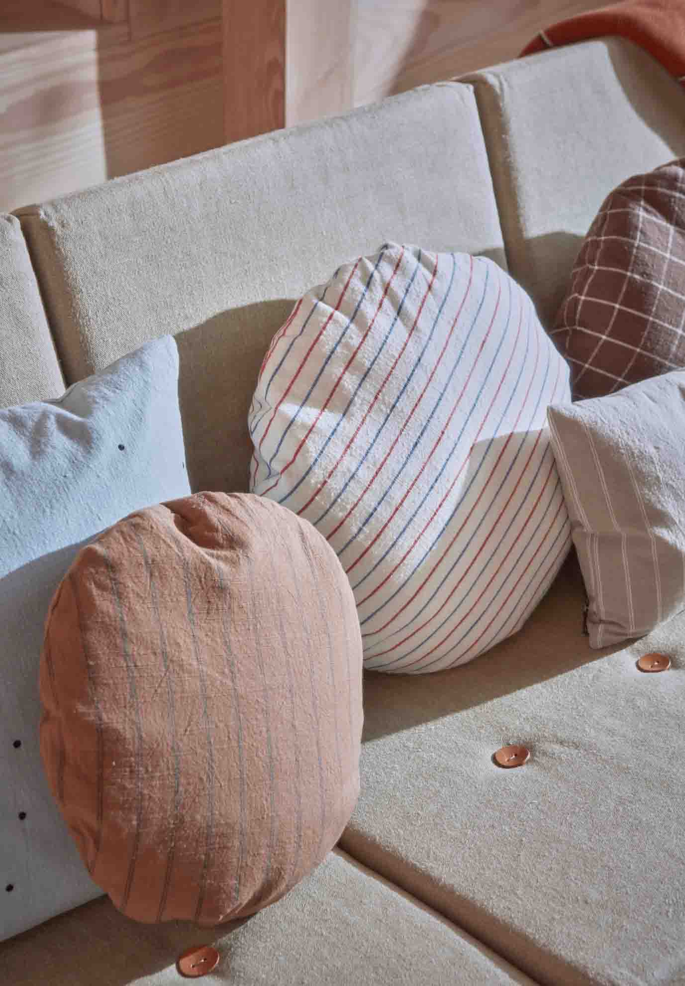 Kyoto Dot Cushion Cover Square - Dusty Blue