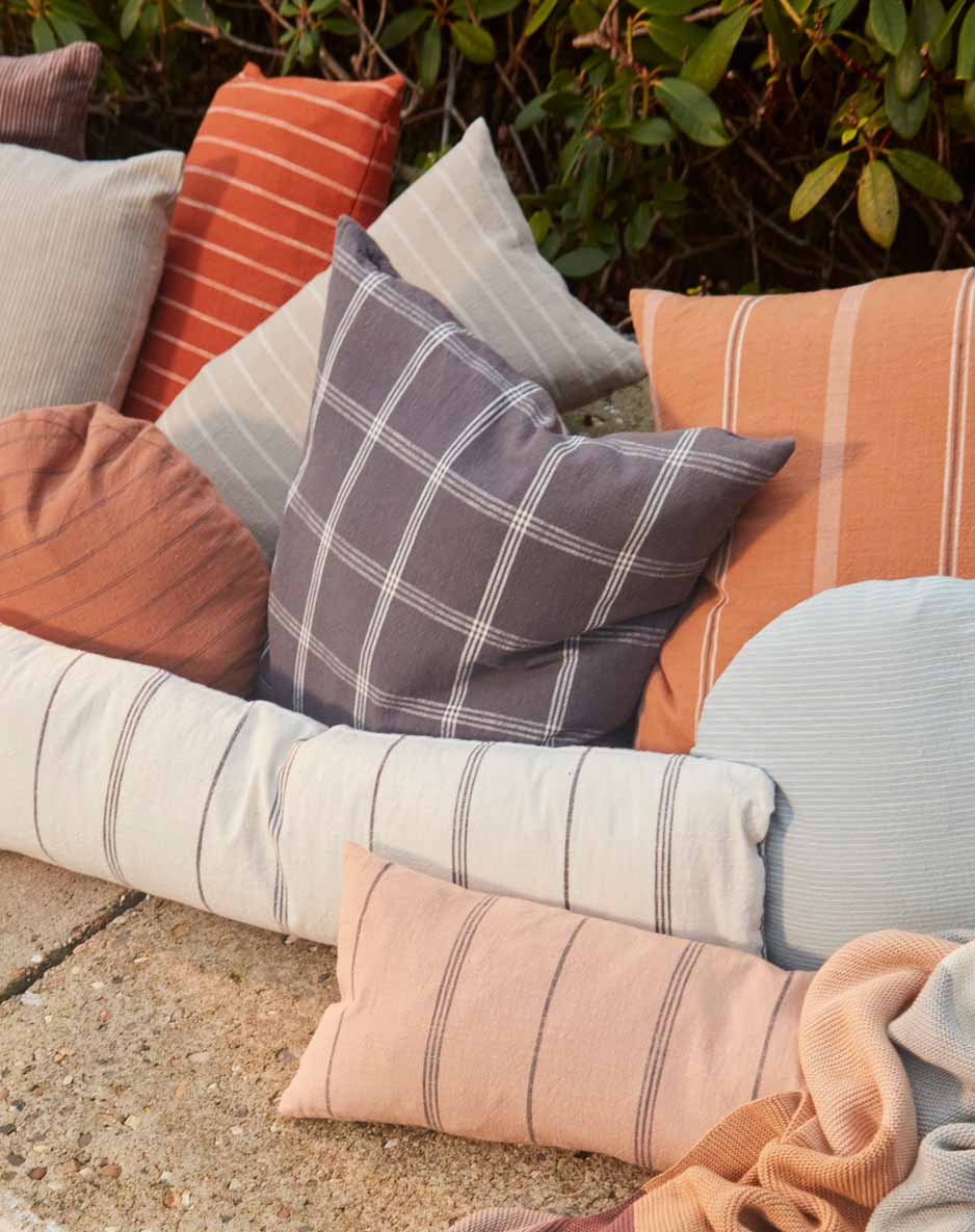 Kyoto Cushion Cover Square - Dark Powder