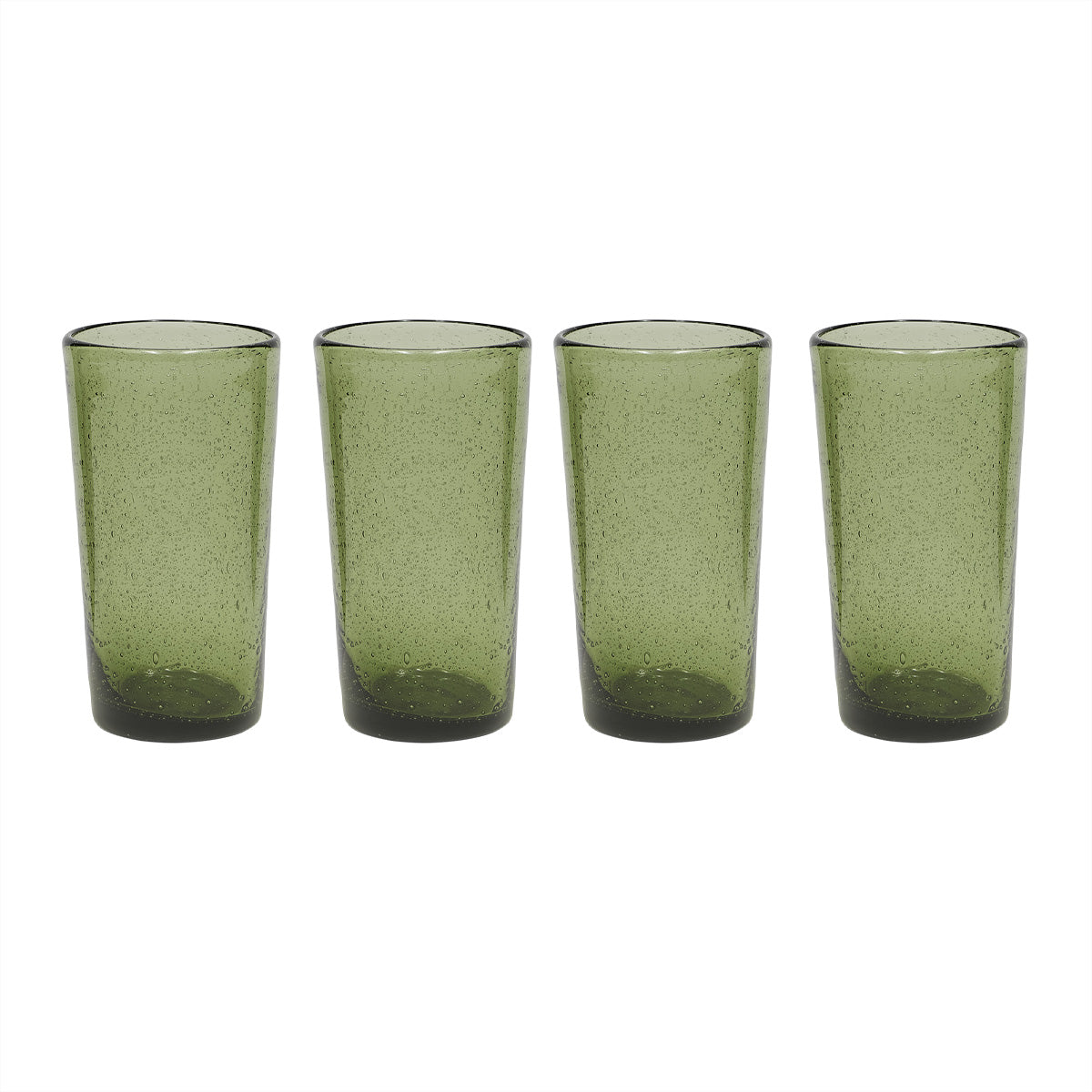 Kuki Highball Glass - Pack of 4 - Green
