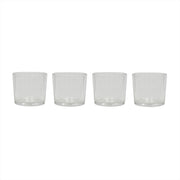 Kuki Glass - Pack of 4 - Clear