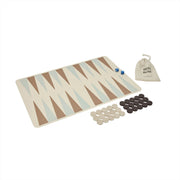 Backgammon Set - Silicone - Blue/Brown