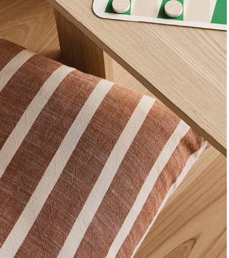 Kara Floor Cushion Cover - Sienna