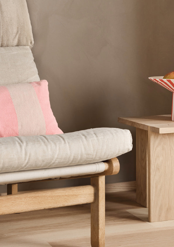 Kara Cushion Cover Long - Coral