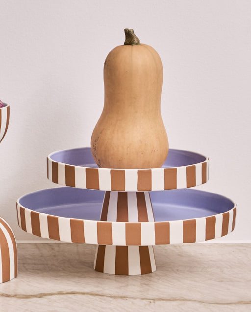 Toppu Tray - Caramel/Lavender