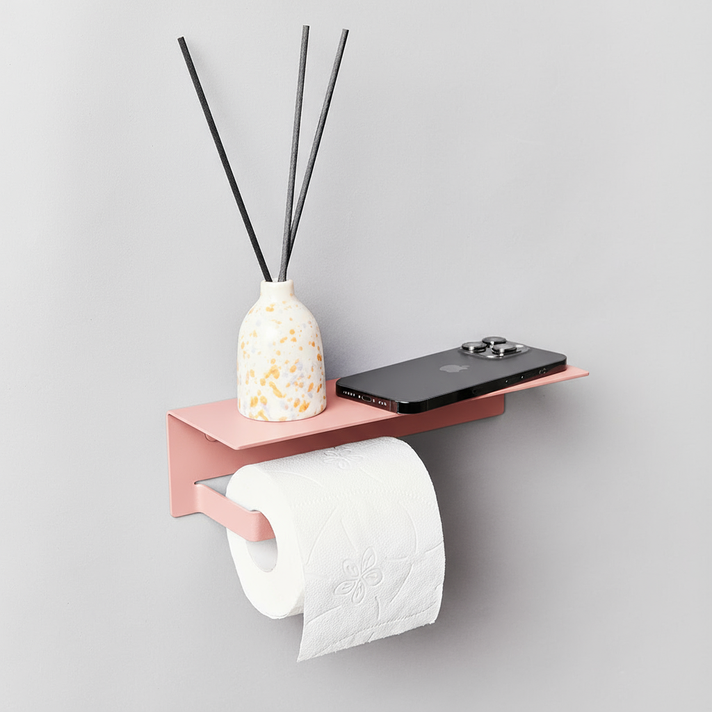 ROLLZ Paper Holder with Shelf (Long)