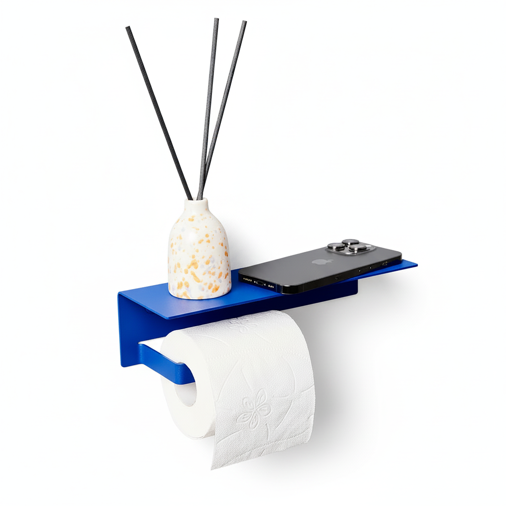 ROLLZ Paper Holder with Shelf (Long)