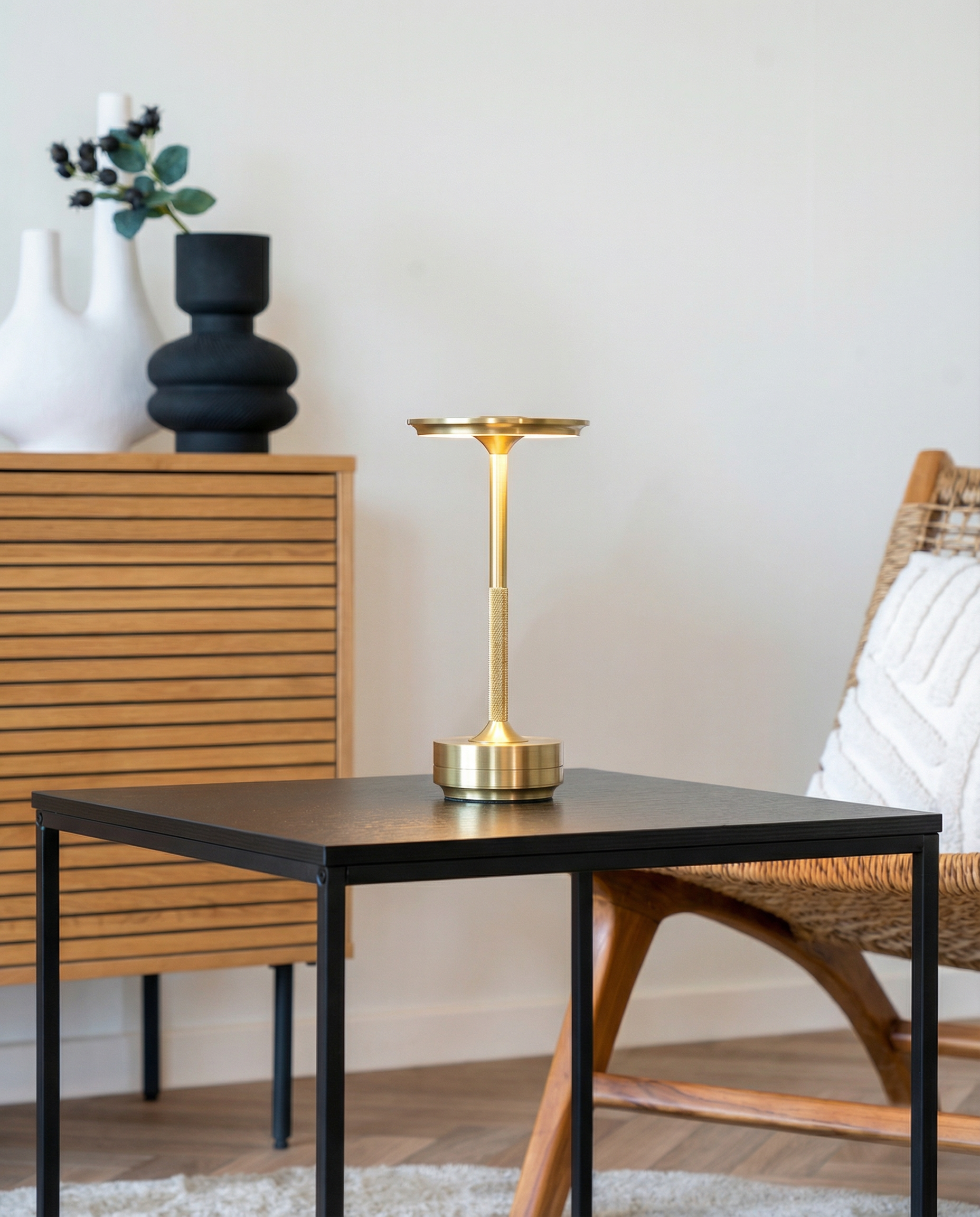 Lyneham LED Table Lamp - Brass