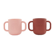 Kappu Cup - Pack of 2 - Coral/Nutmeg