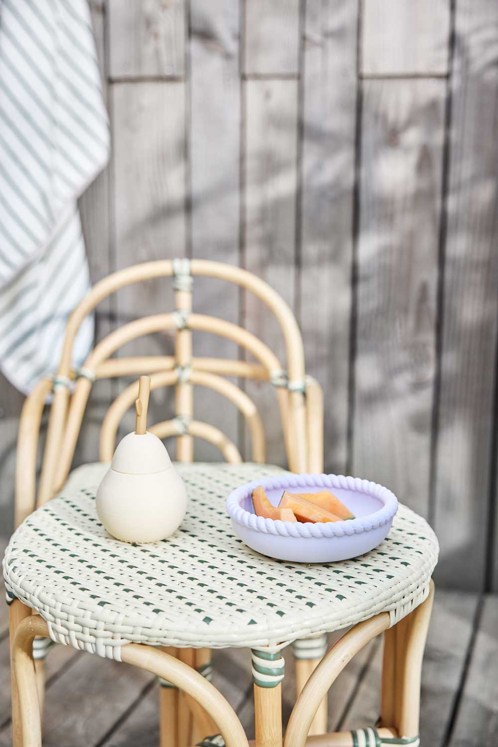 Mellow Plate & Bowl - Lavender/Camel