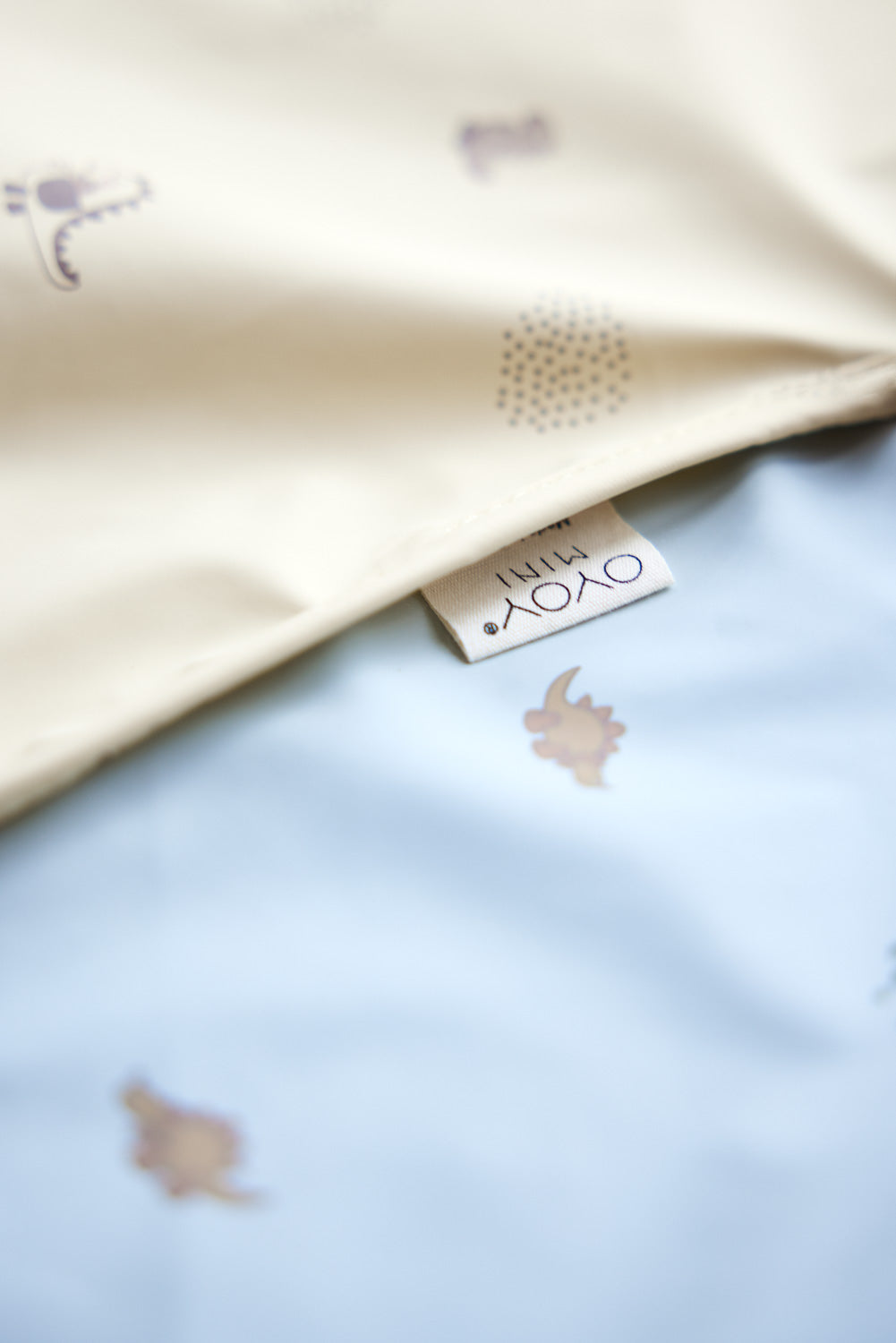 Dino Cape Bib - Mint