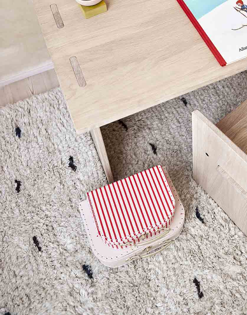 Mini Suitcases Elephant & Stripe - Set of 2
