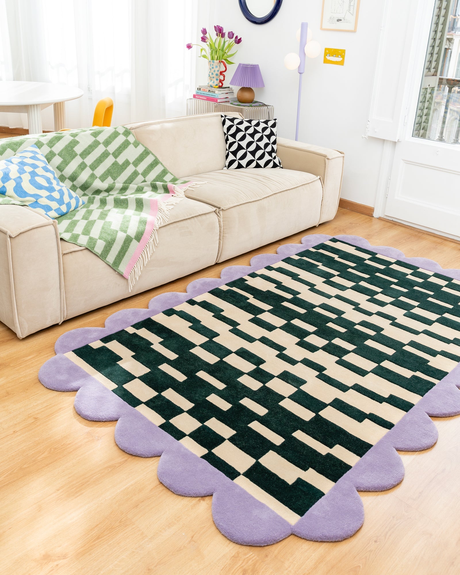 Margarita Rug - Dark Green