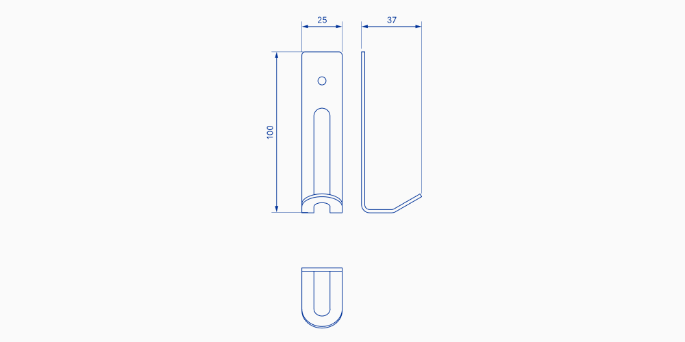 MONO Set of 3 Wall Hooks