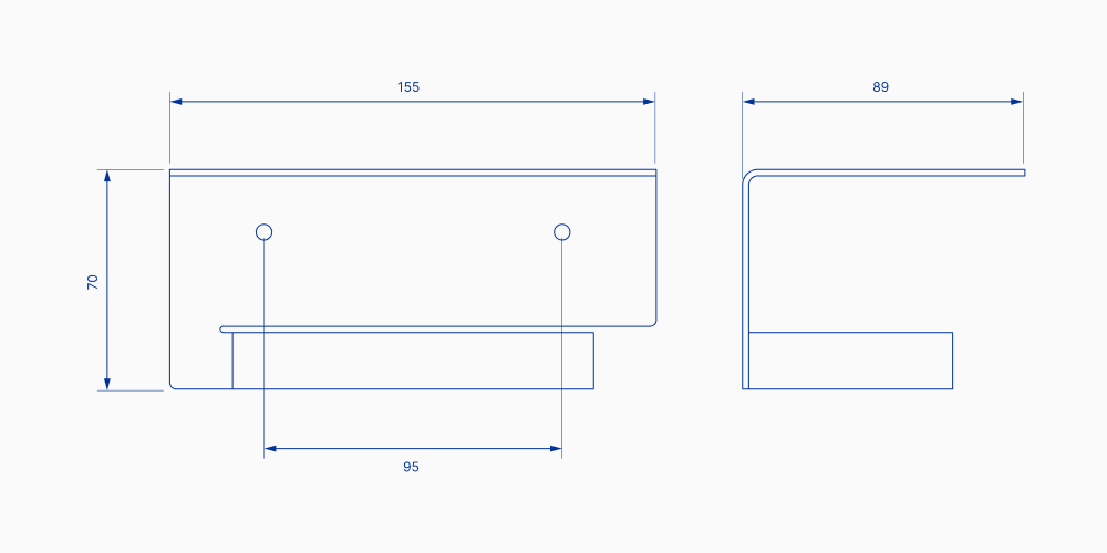 ROLLZ Paper Holder with Shelf