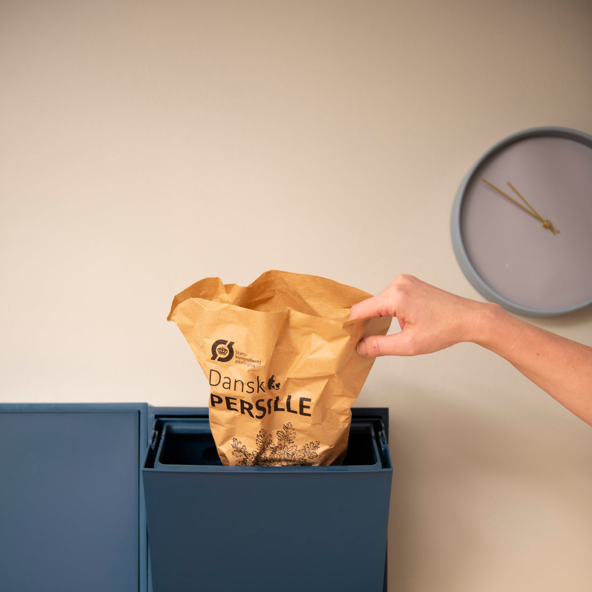 Recycling Box - Iron Blue