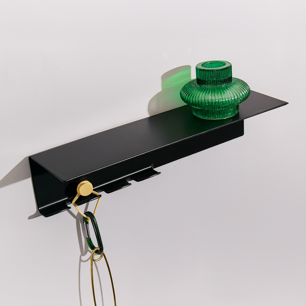 SHOOK Shelf with Hooks (Long)
