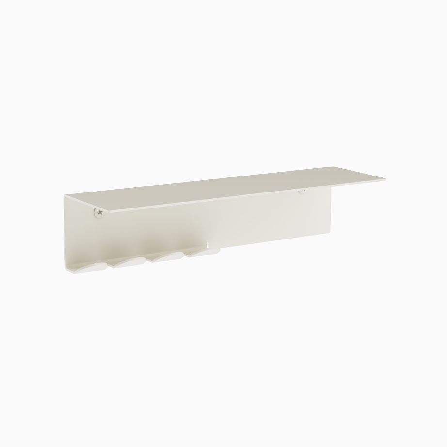 SHOOK shelf with hooks long